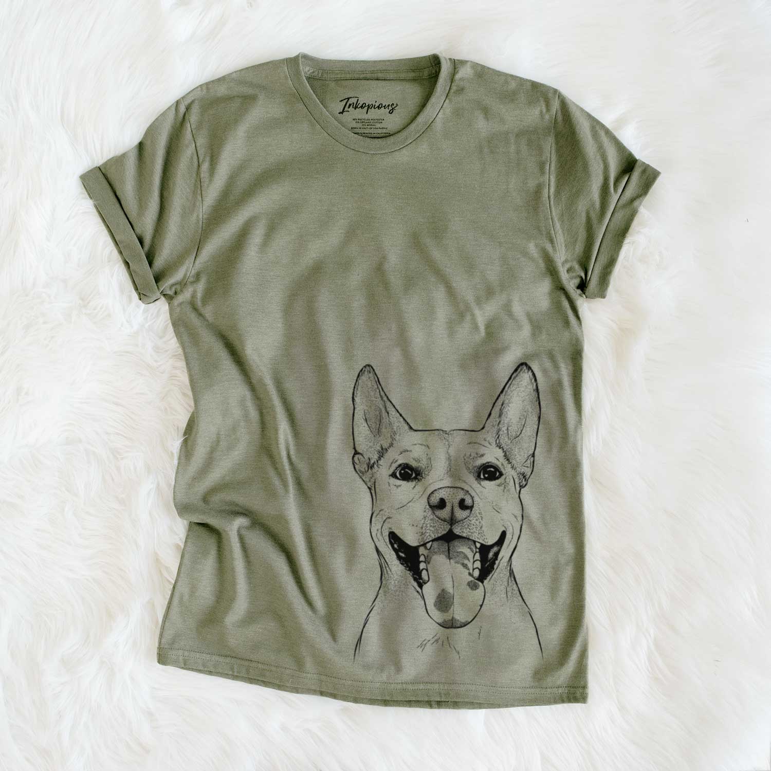 Bare Khaleesi the Carolina Dog - Unisex Crewneck