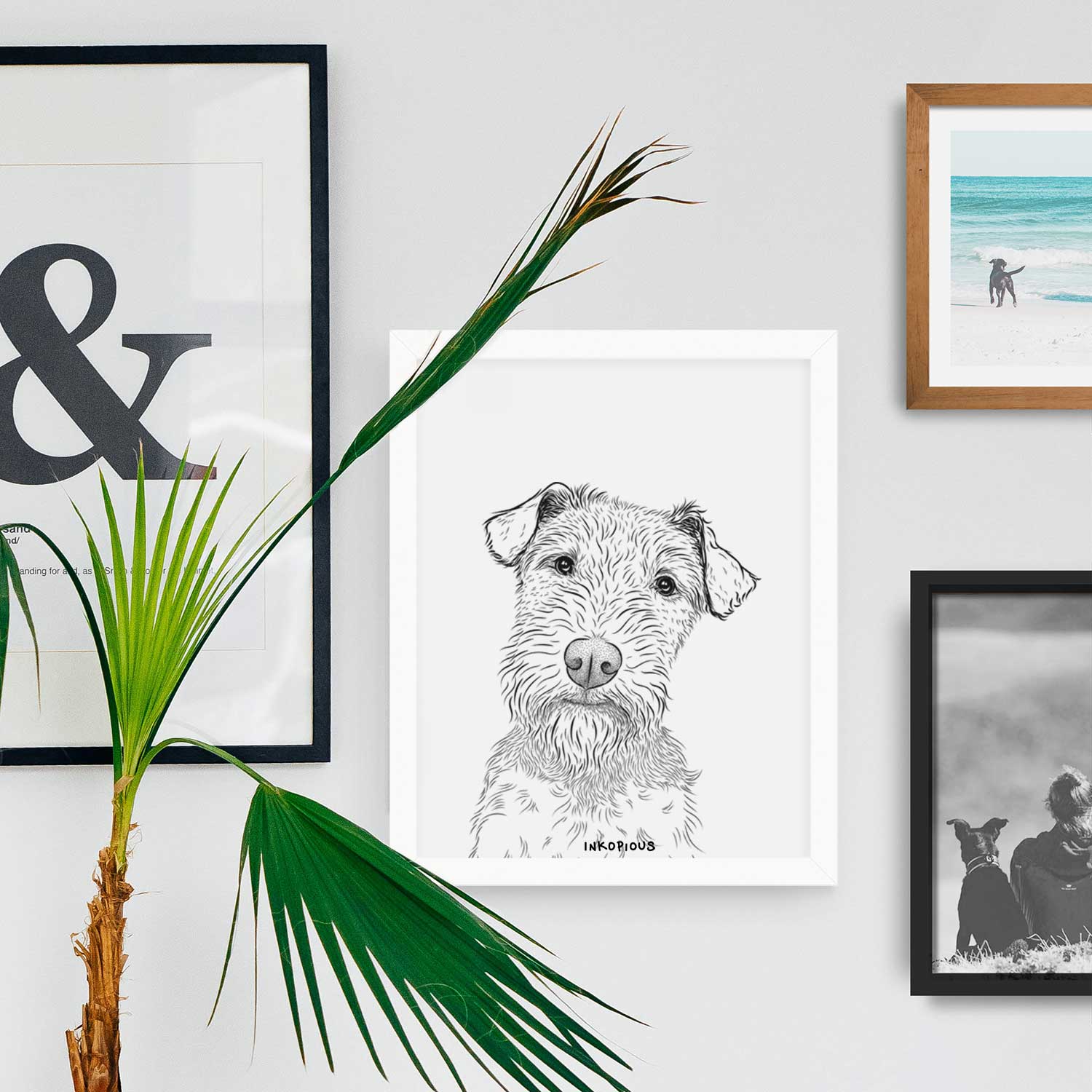 Kiara the Welsh Terrier Art Print