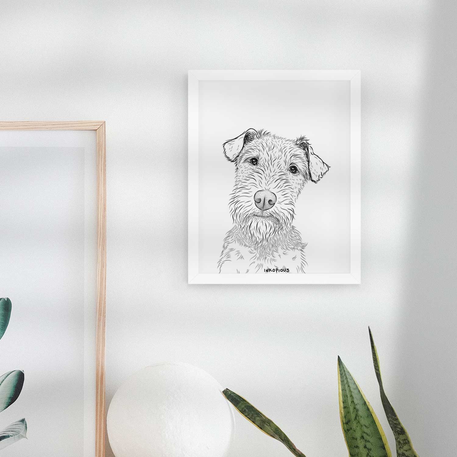 Kiara the Welsh Terrier Art Print