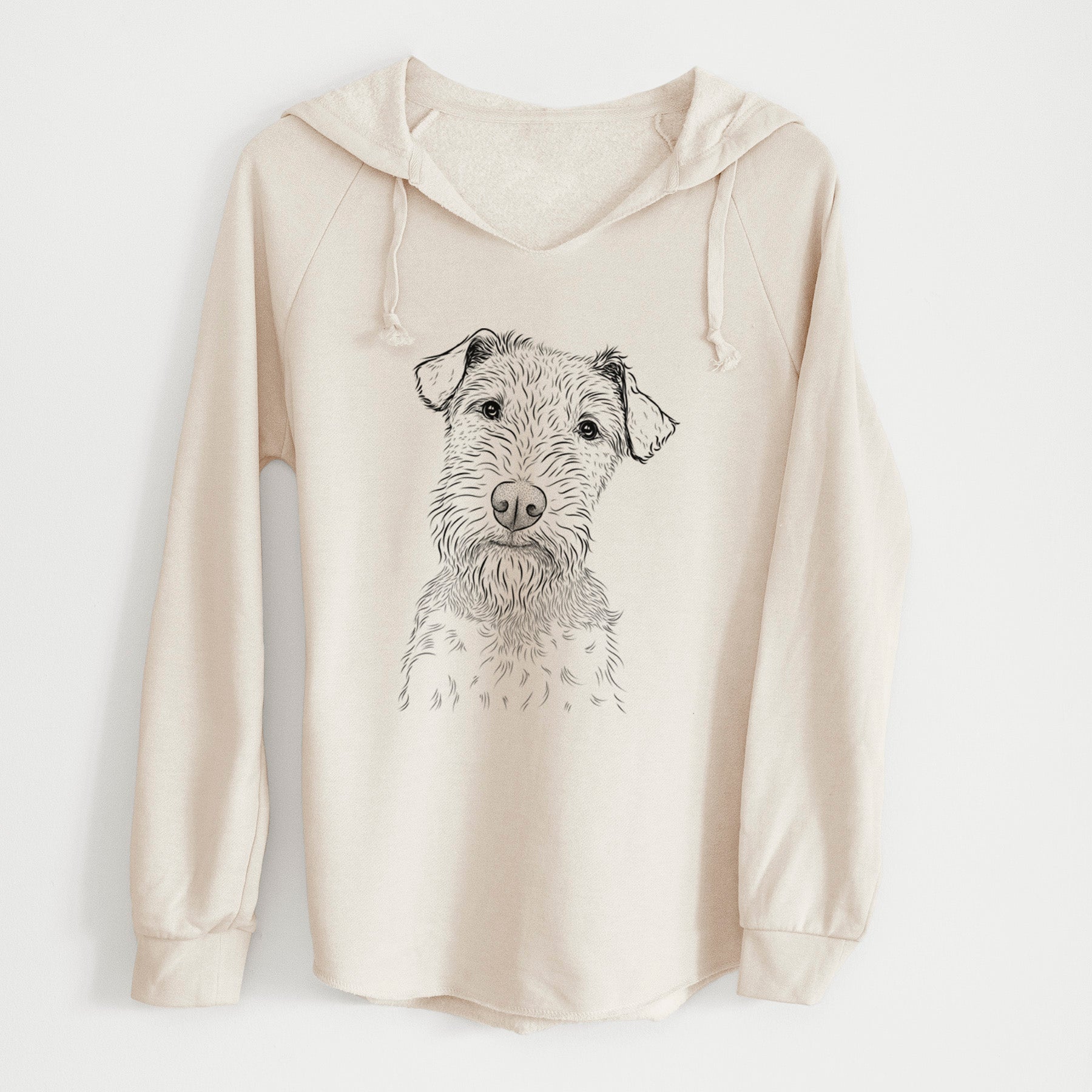 Bare Kiara the Welsh Terrier - Cali Wave Hooded Sweatshirt