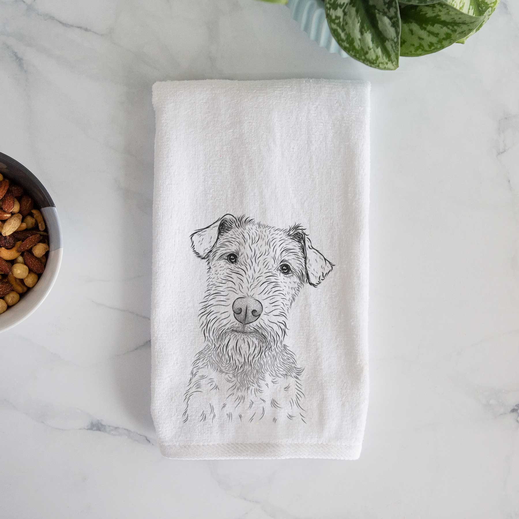 Kiara the Welsh Terrier Decorative Hand Towel