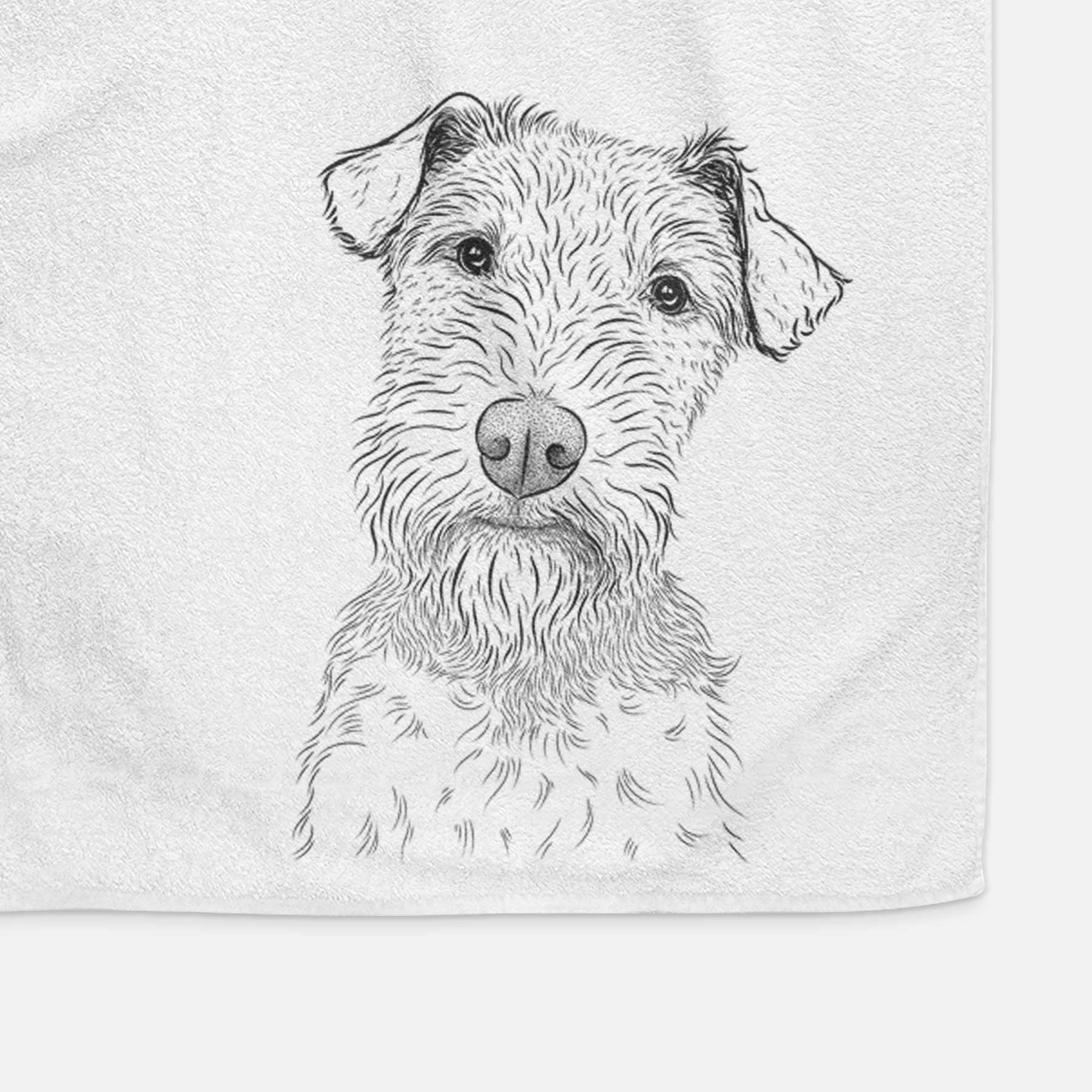 Kiara the Welsh Terrier Decorative Hand Towel