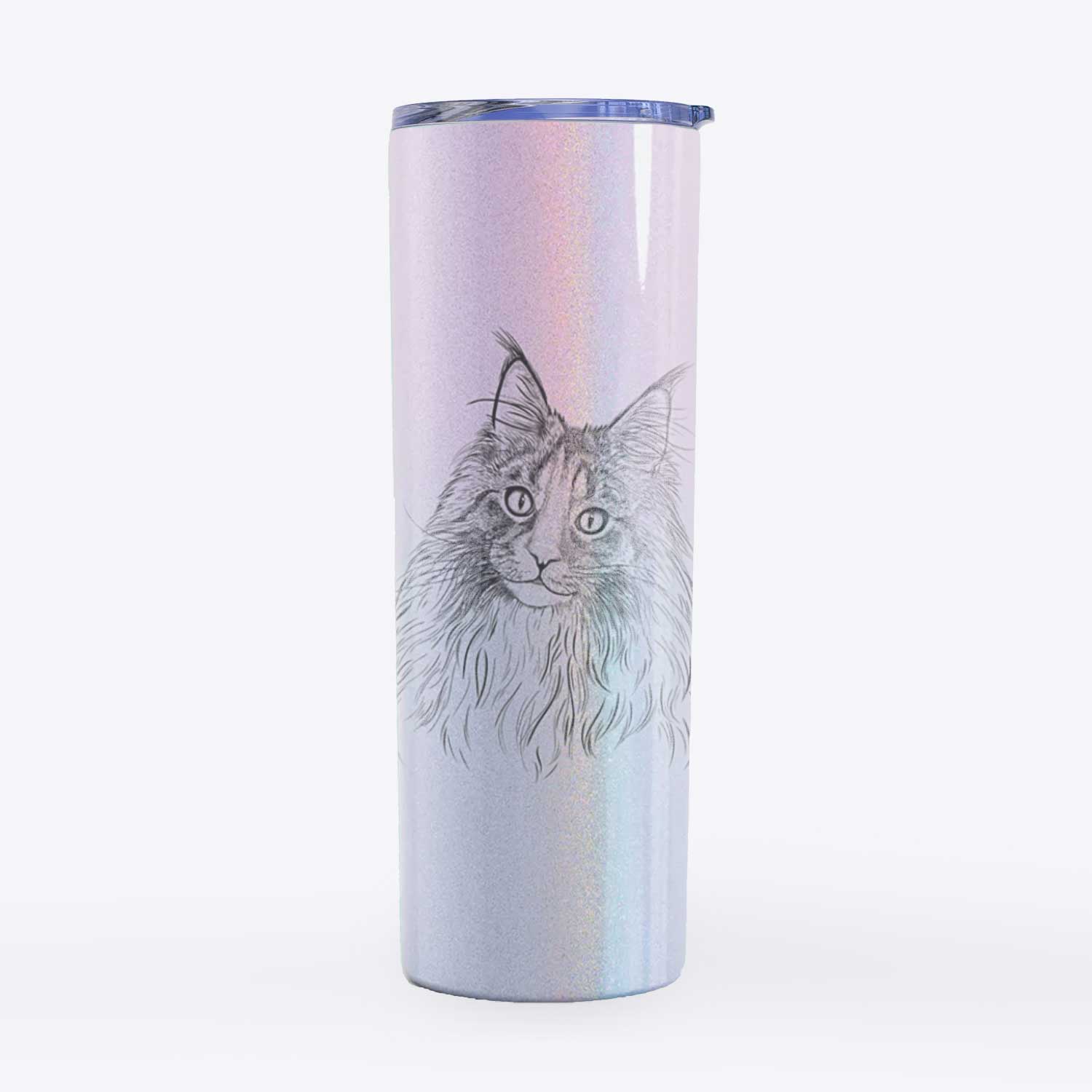 Kiki the Maine Coon Cat - 20oz Skinny Tumbler