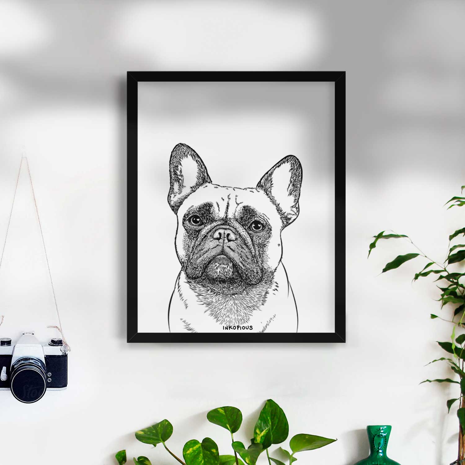 Kingsleigh the French Bulldog Art Print