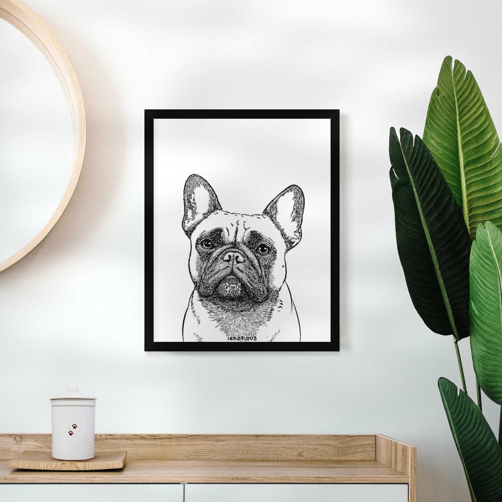 Kingsleigh the French Bulldog Art Print