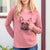 Bare Kingsleigh the French Bulldog - Cali Wave Hooded Sweatshirt