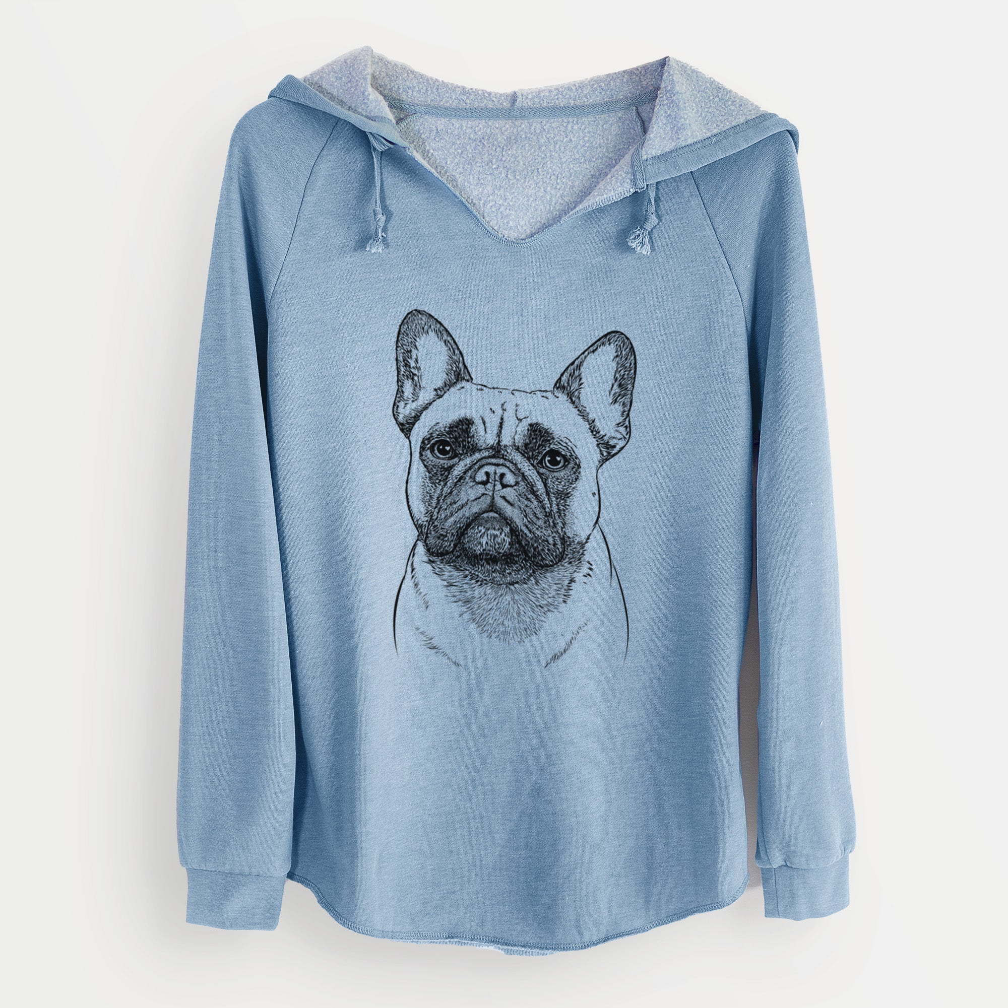 Bare Kingsleigh the French Bulldog - Cali Wave Hooded Sweatshirt