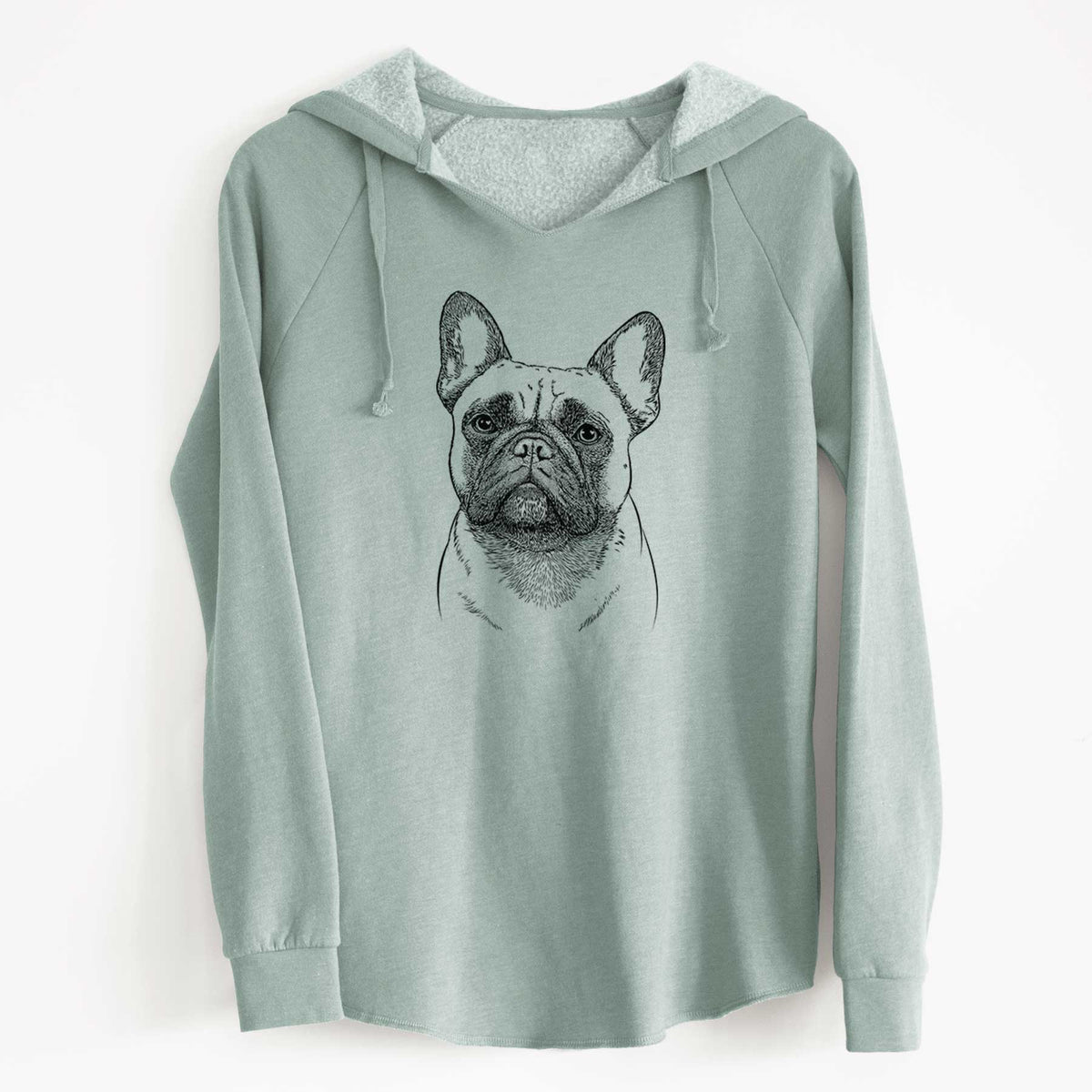 Bare Kingsleigh the French Bulldog - Cali Wave Hooded Sweatshirt