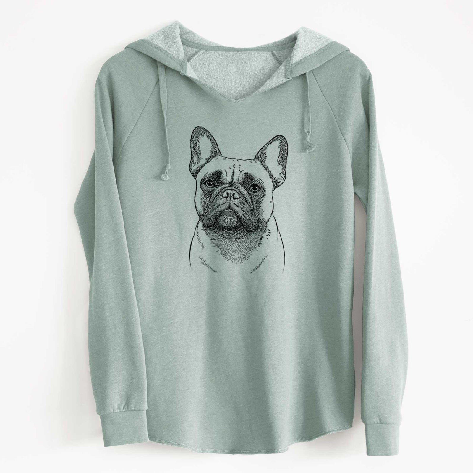 Bare Kingsleigh the French Bulldog - Cali Wave Hooded Sweatshirt
