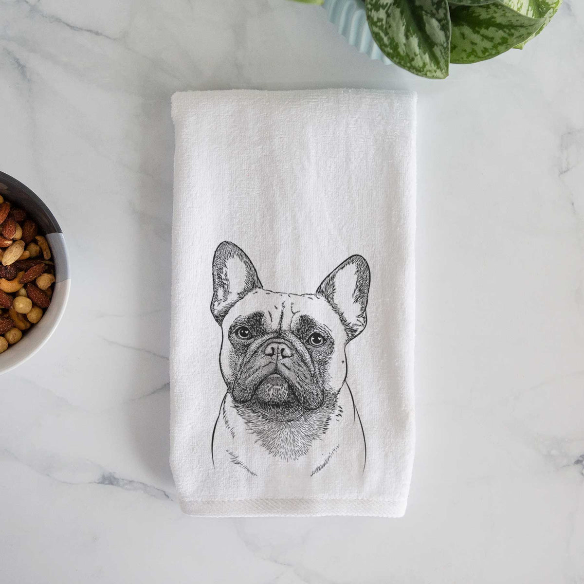 Kingsleigh the French Bulldog Decorative Hand Towel