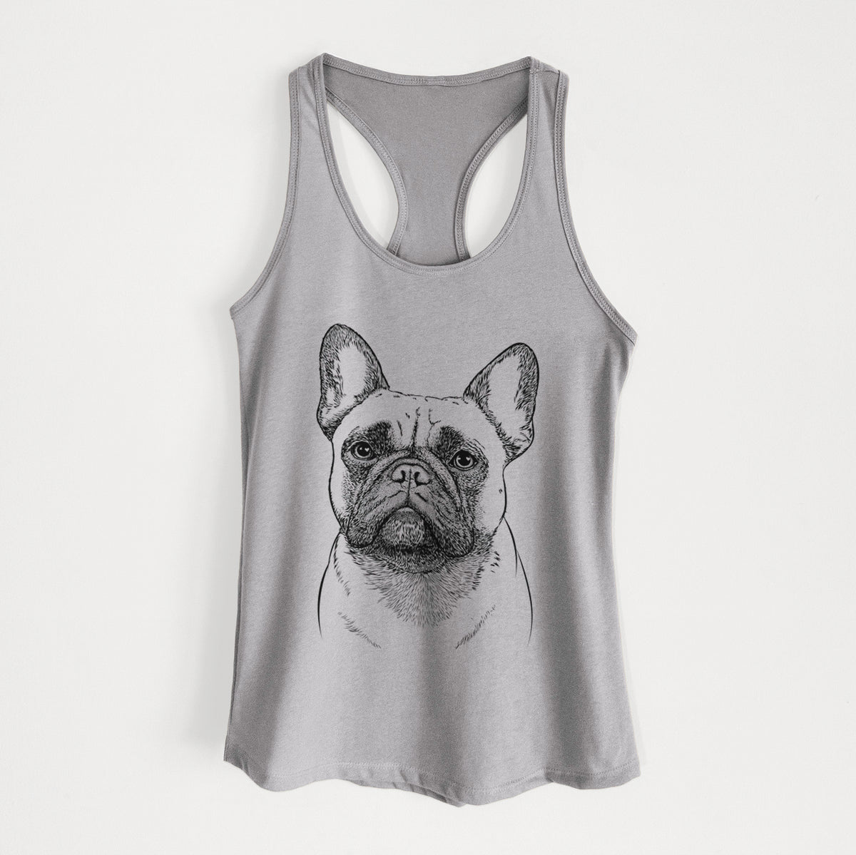 Kingsleigh the French Bulldog - Women&#39;s Racerback Tanktop