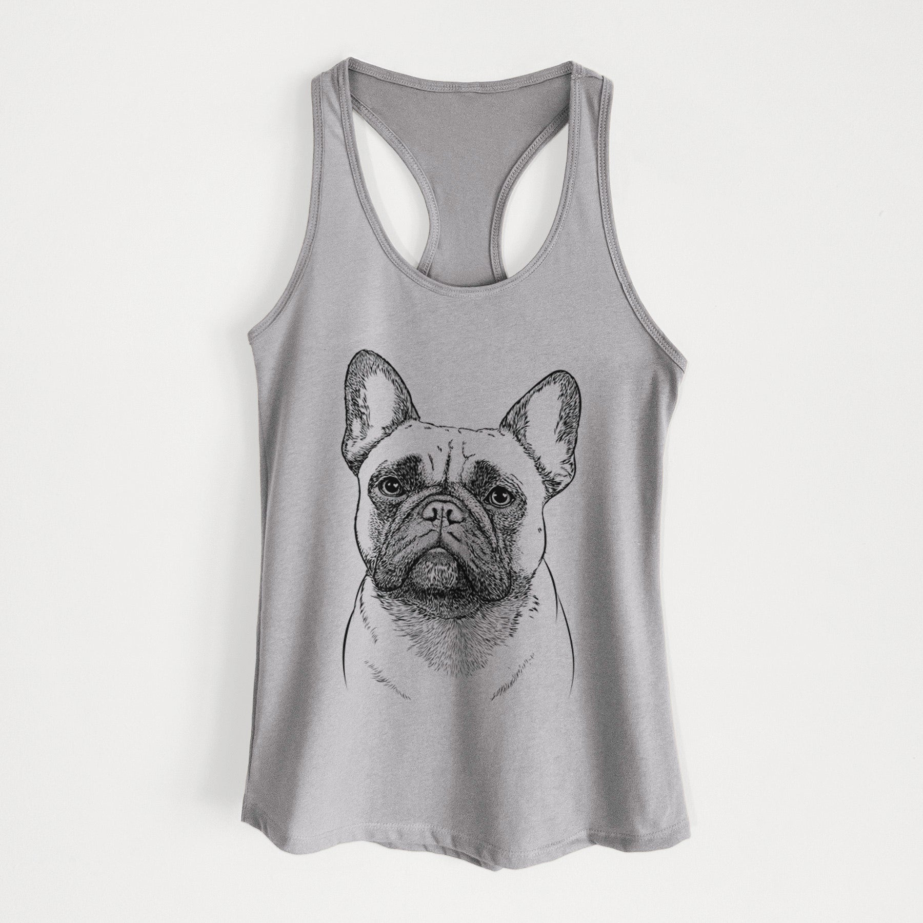 Kingsleigh the French Bulldog - Women's Racerback Tanktop