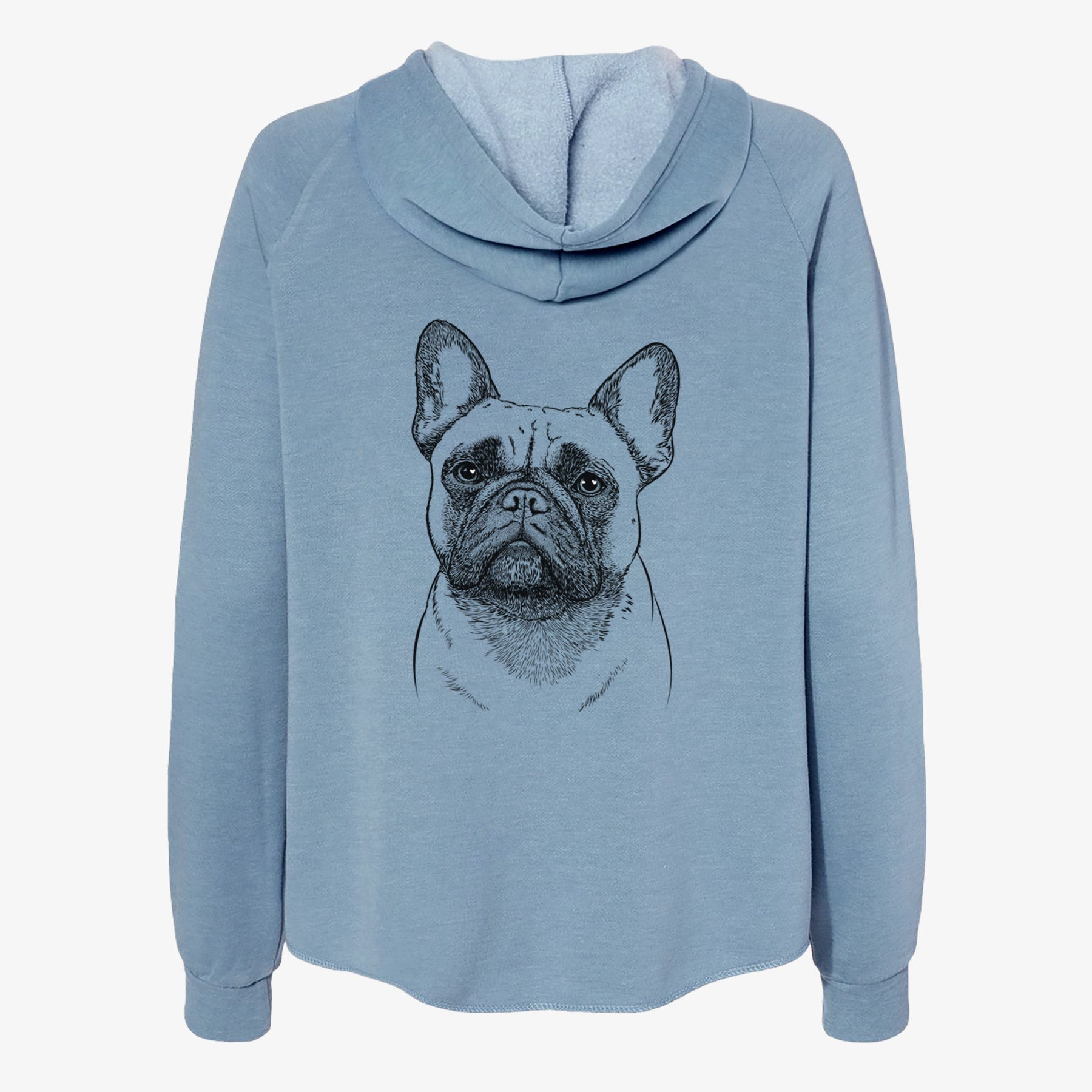 Kingsleigh the French Bulldog - Women's Cali Wave Zip-Up Sweatshirt