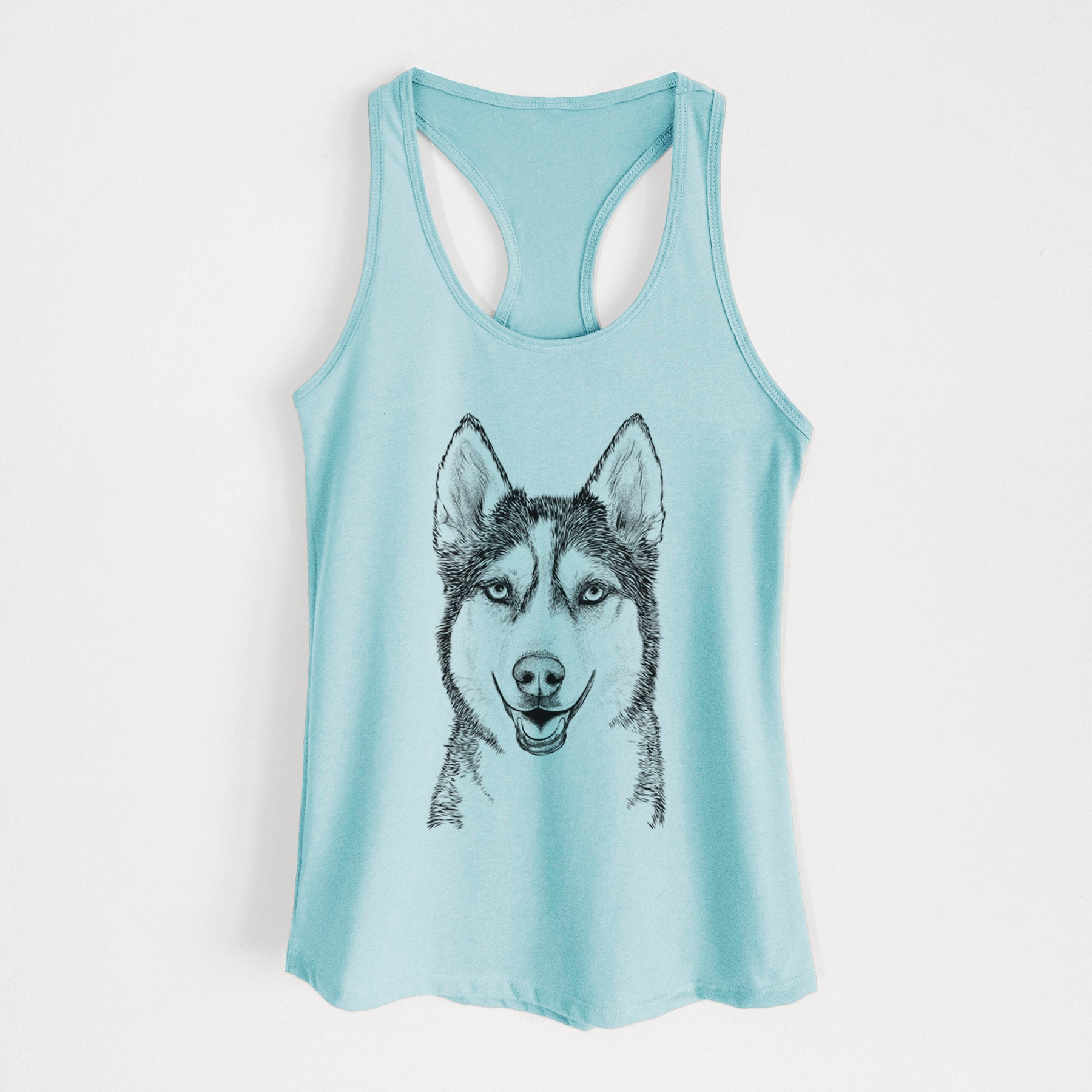 Kira the Siberian Husky - Women's Racerback Tanktop