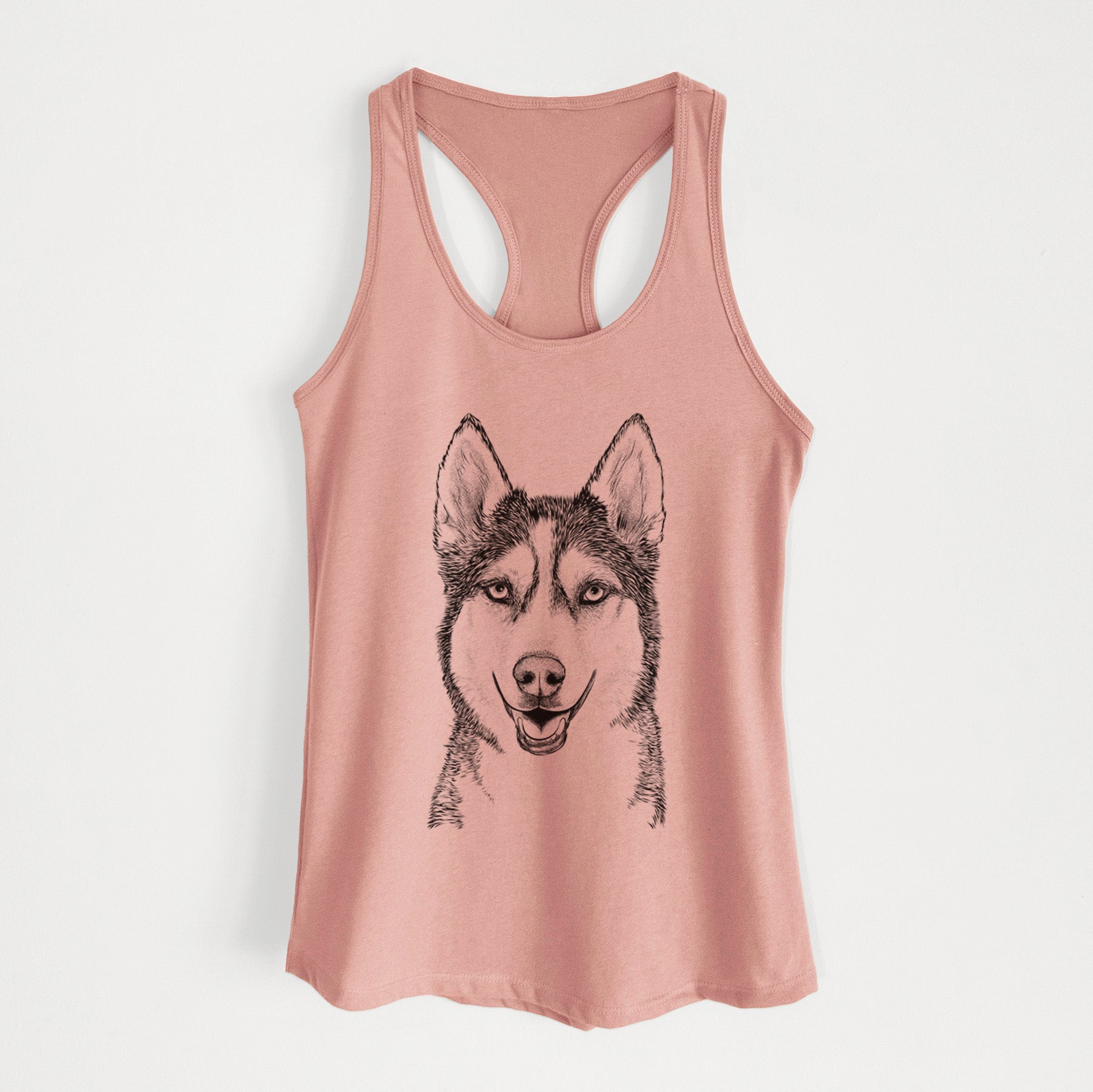 Kira the Siberian Husky - Women's Racerback Tanktop