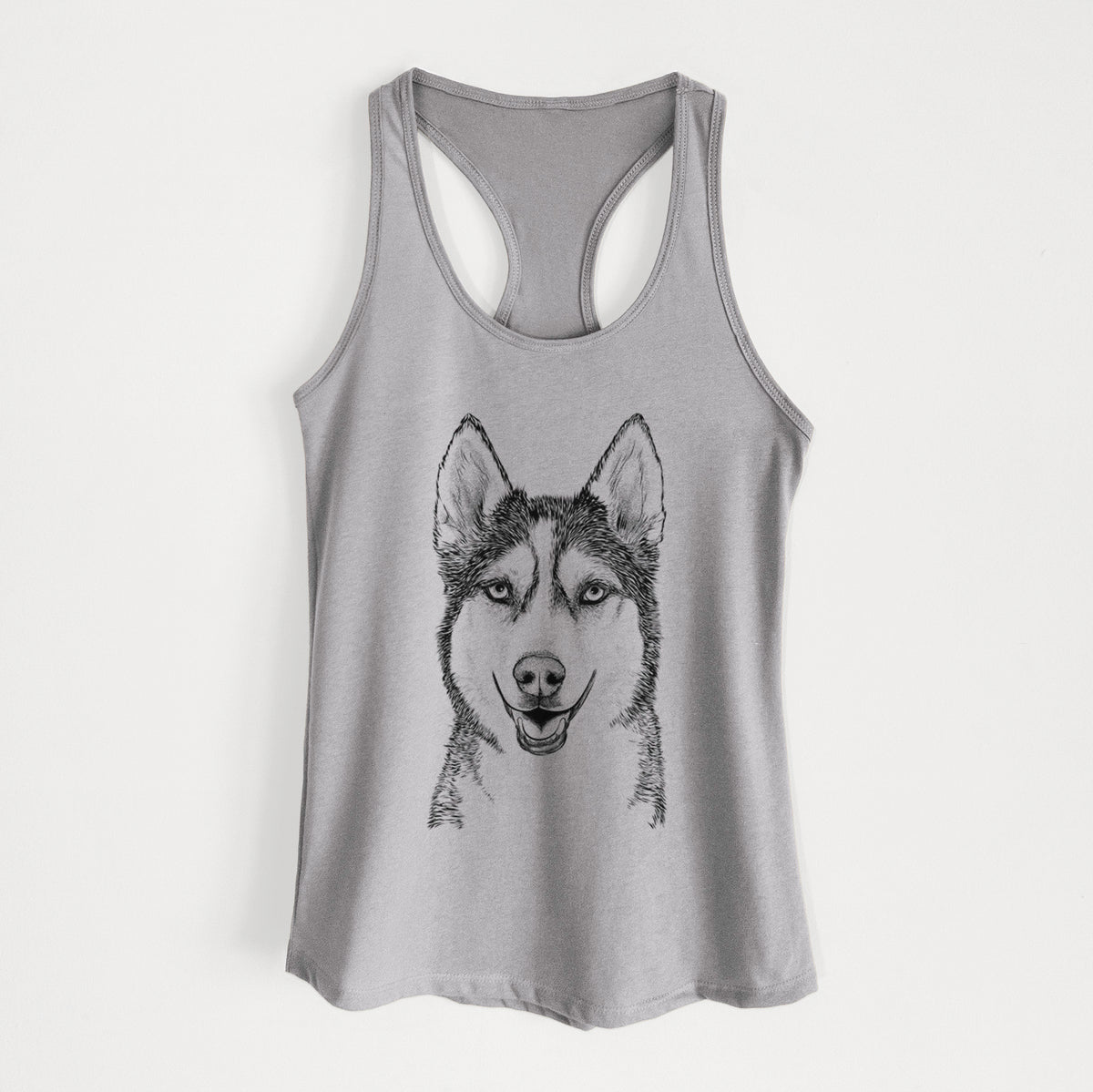 Kira the Siberian Husky - Women&#39;s Racerback Tanktop