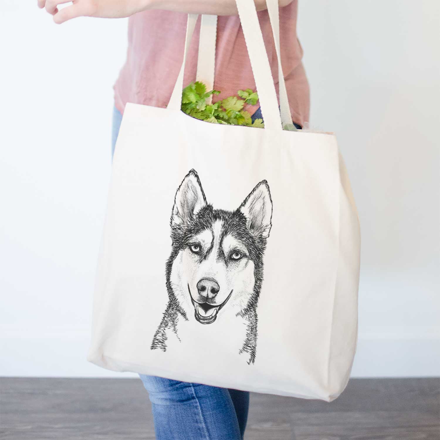 Kira the Siberian Husky - Tote Bag