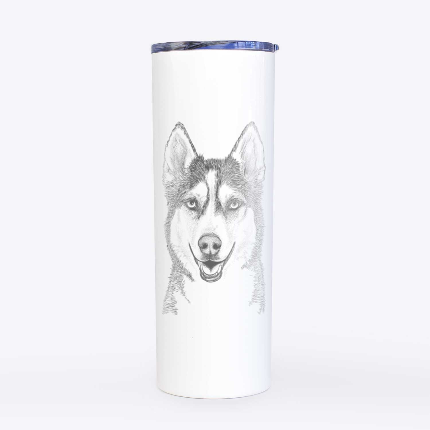 Kira the Siberian Husky - 20oz Skinny Tumbler