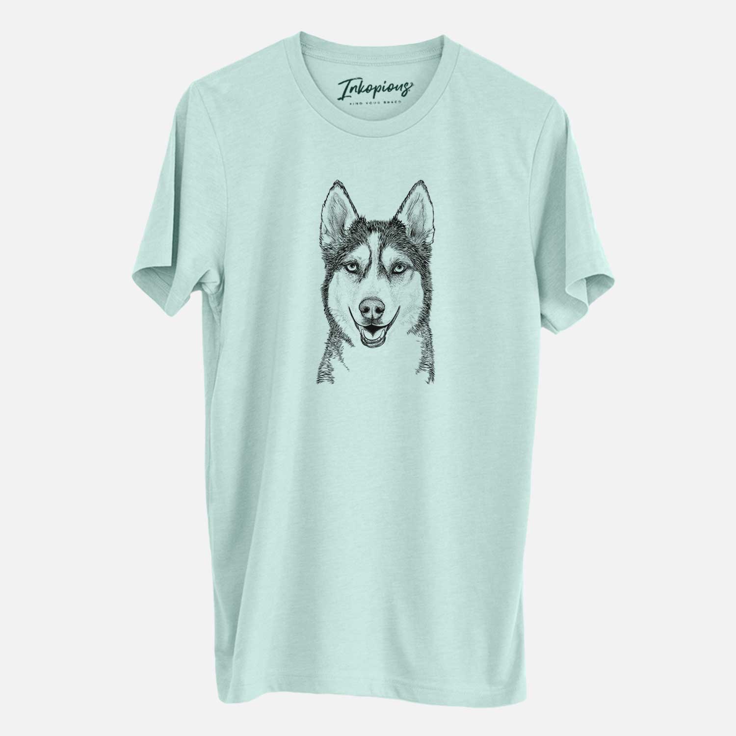 Bare Kira the Siberian Husky - Unisex Crewneck