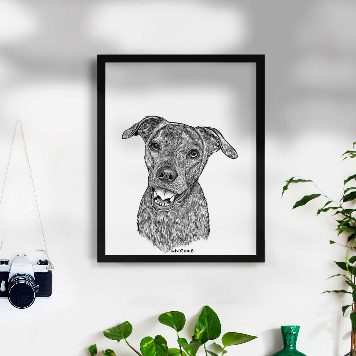 Kirby the Mountain Cur Mix Art Print