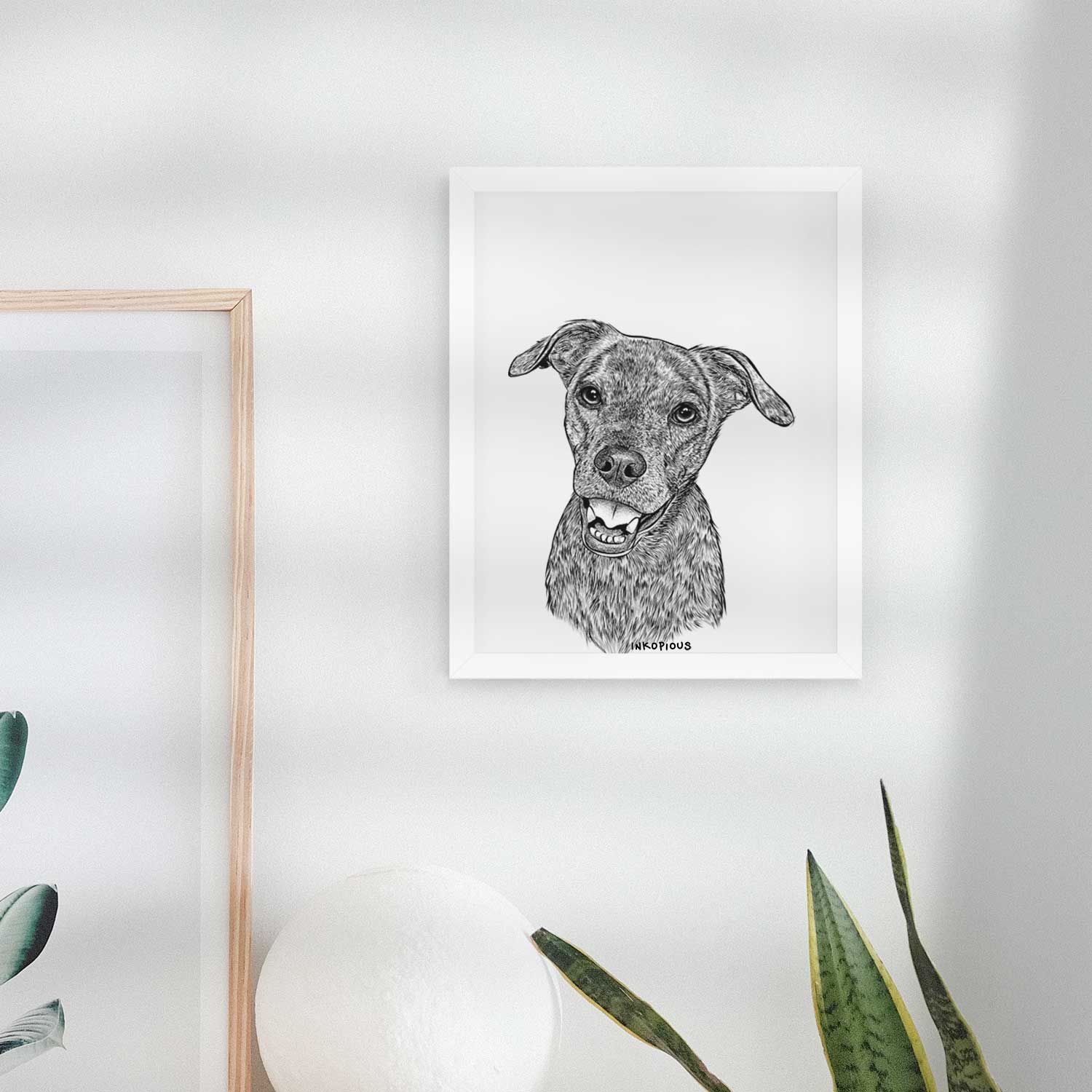 Kirby the Mountain Cur Mix Art Print