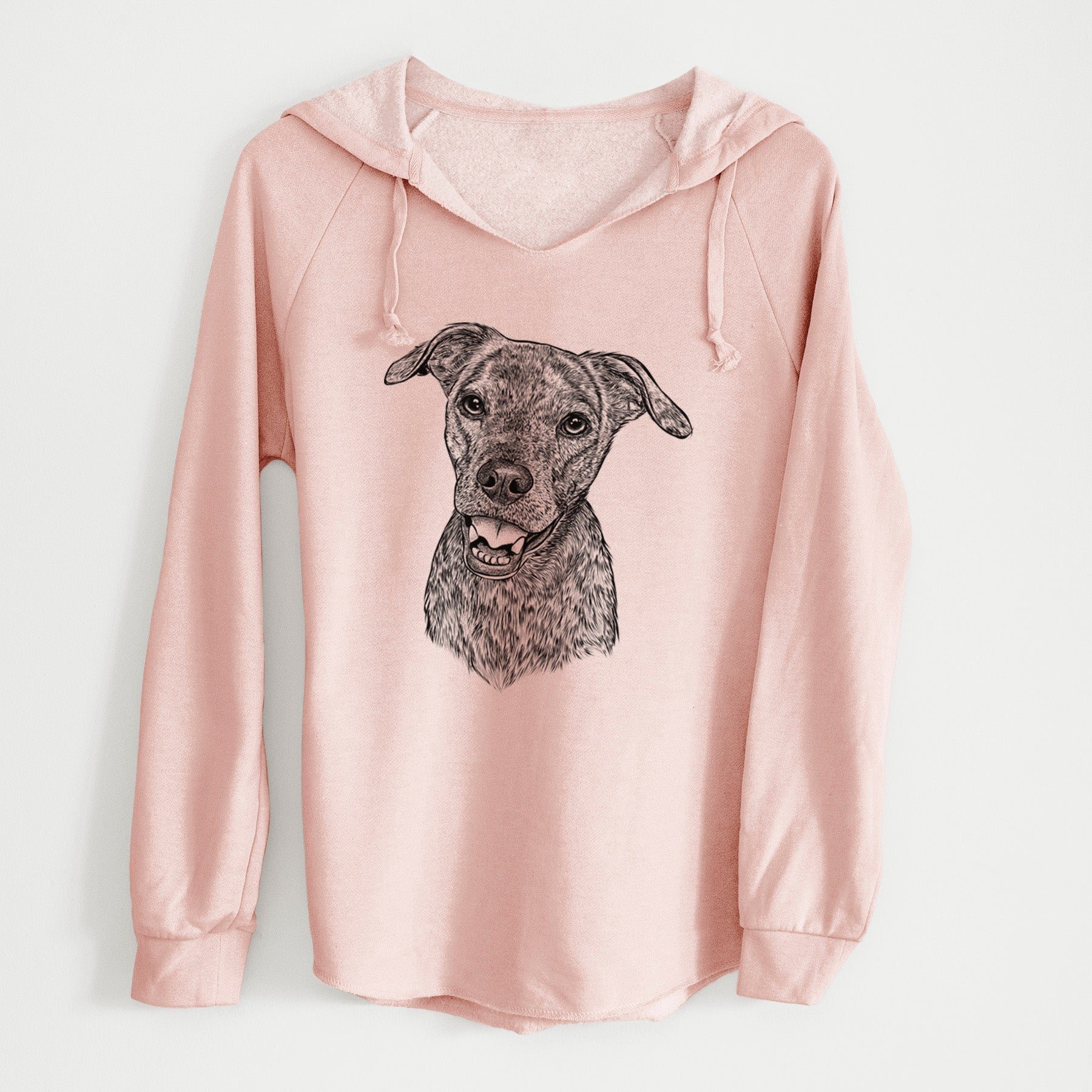 Bare Kirby the Mountain Cur Mix - Cali Wave Hooded Sweatshirt