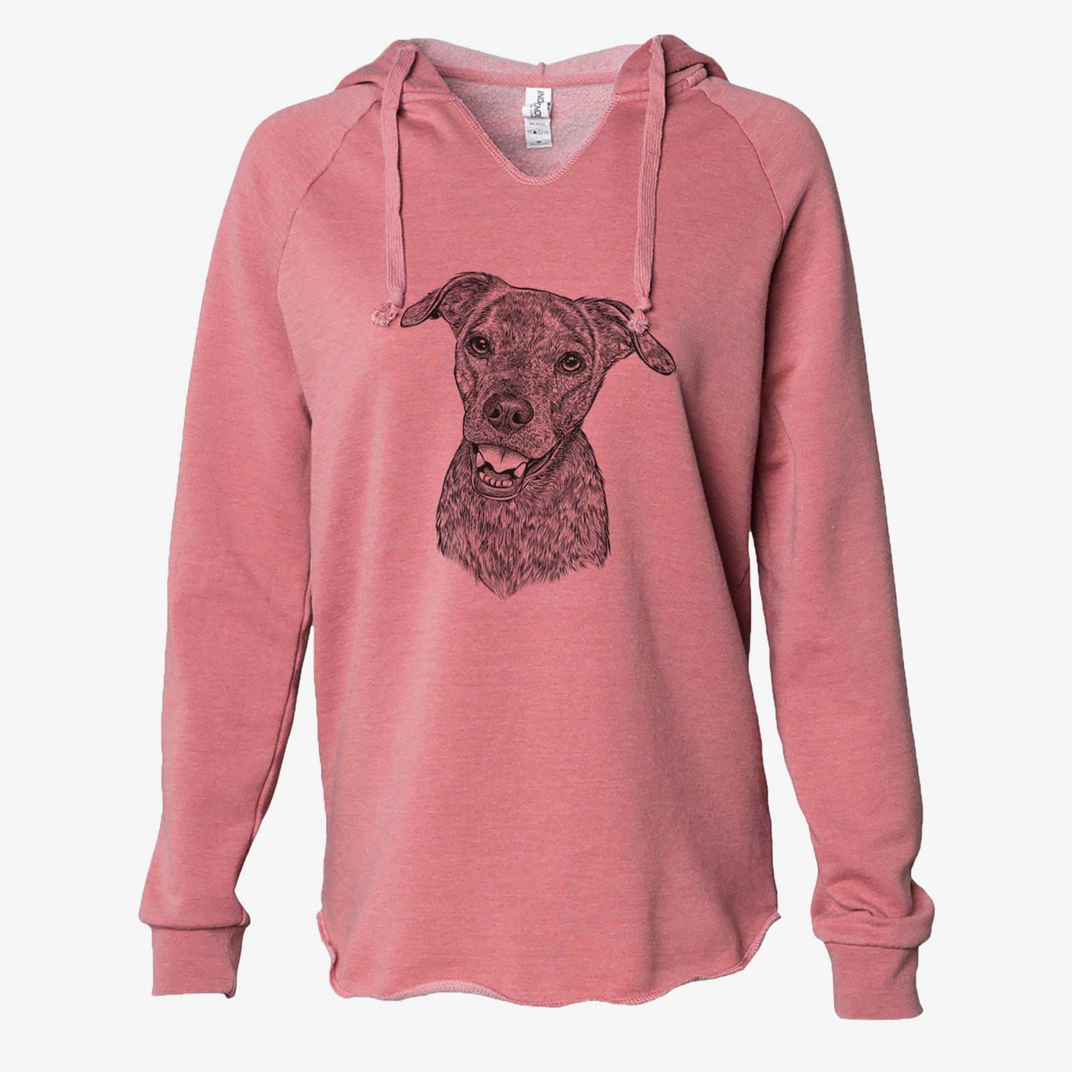 Kirby the Mountain Cur Mix - Cali Wave Hooded Sweatshirt