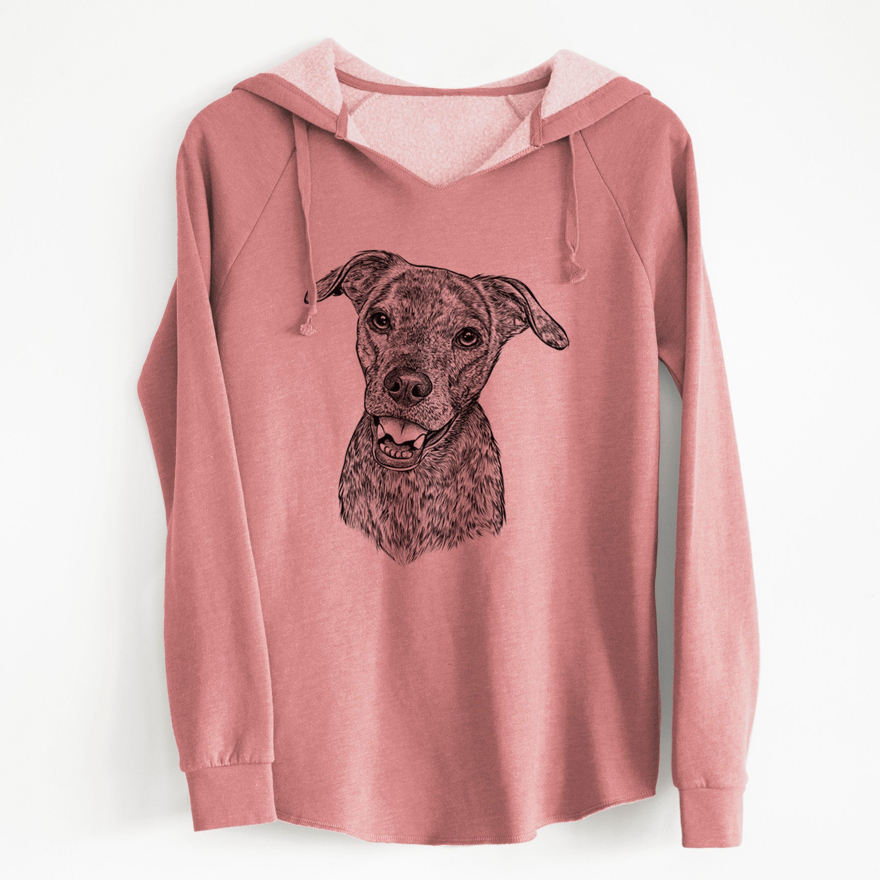 Bare Kirby the Mountain Cur Mix - Cali Wave Hooded Sweatshirt