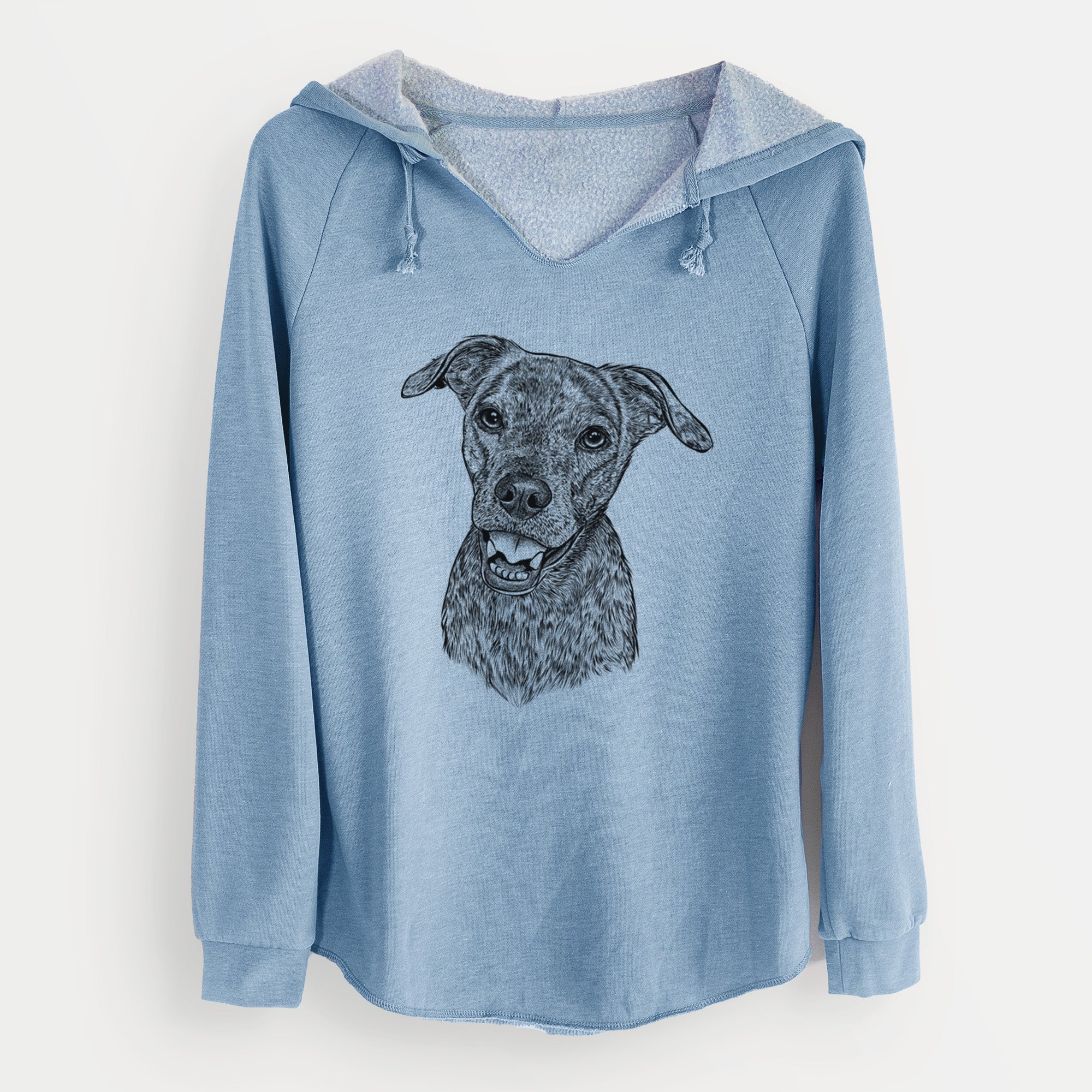 Bare Kirby the Mountain Cur Mix - Cali Wave Hooded Sweatshirt