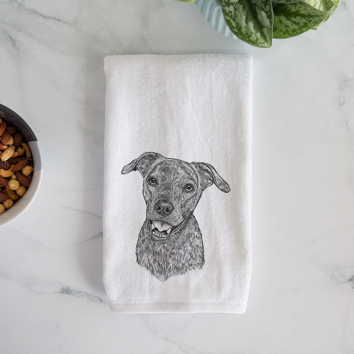 Kirby the Mountain Cur Mix Decorative Hand Towel