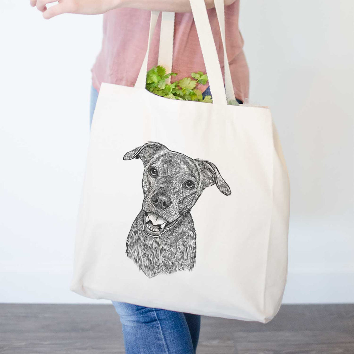 Kirby the Mountain Cur Mix - Tote Bag