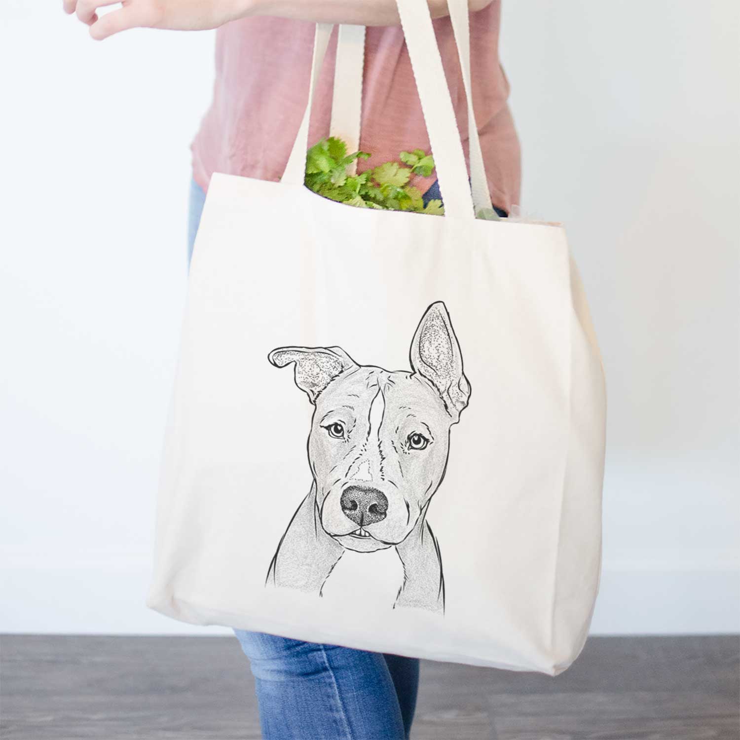 Kisses the Pitbull - Tote Bag