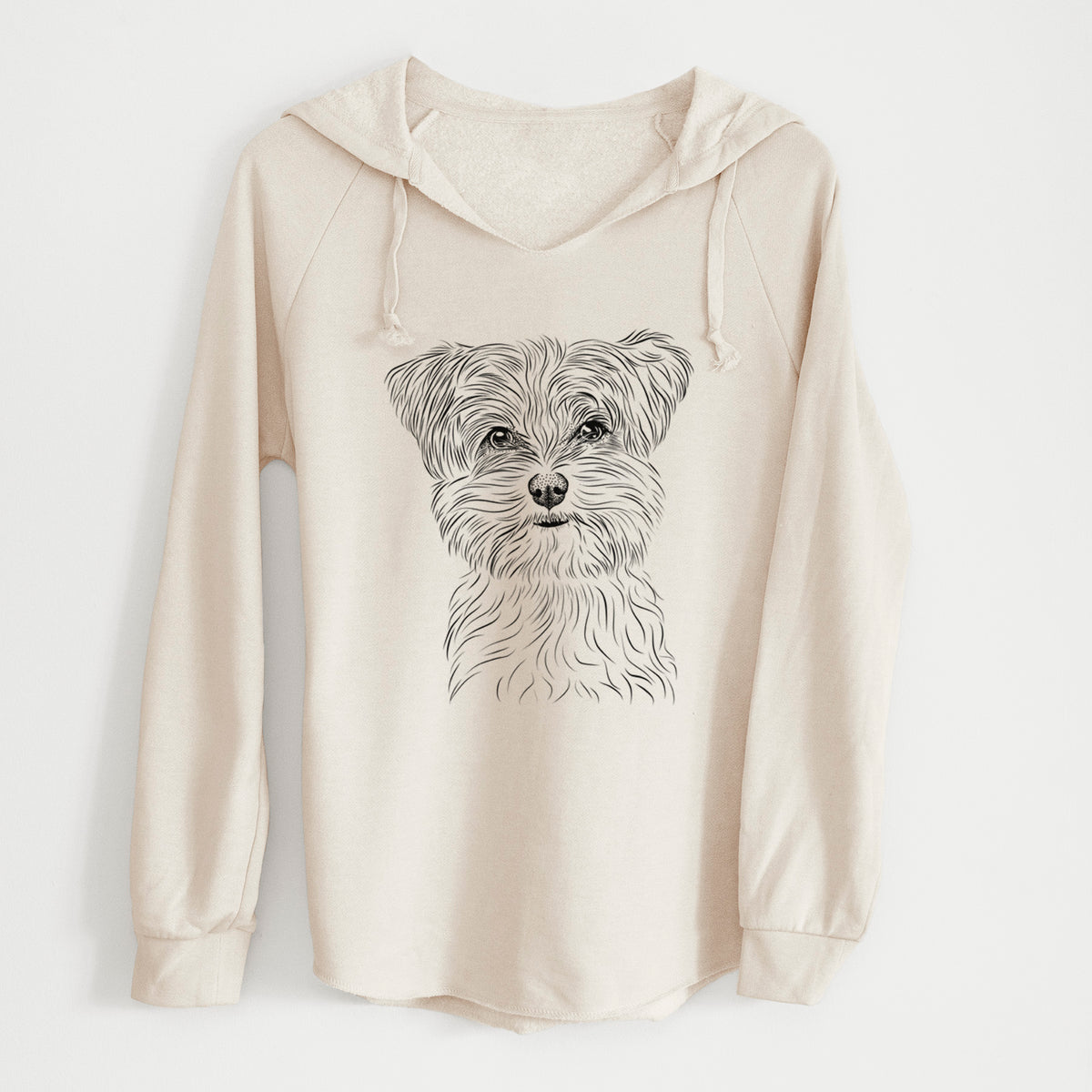 Bare Kiwi the Morkie - Cali Wave Hooded Sweatshirt