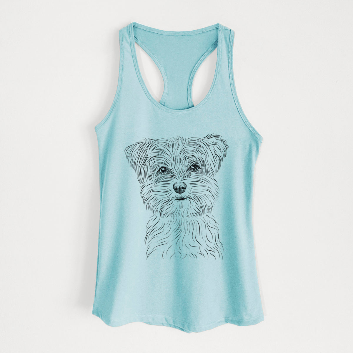 Kiwi the Morkie - Women's Racerback Tanktop