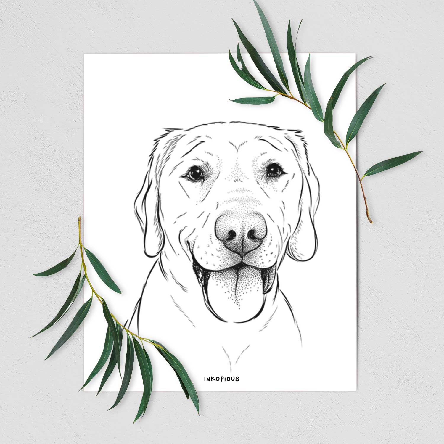 Klay the Labrador Retriever Art Print