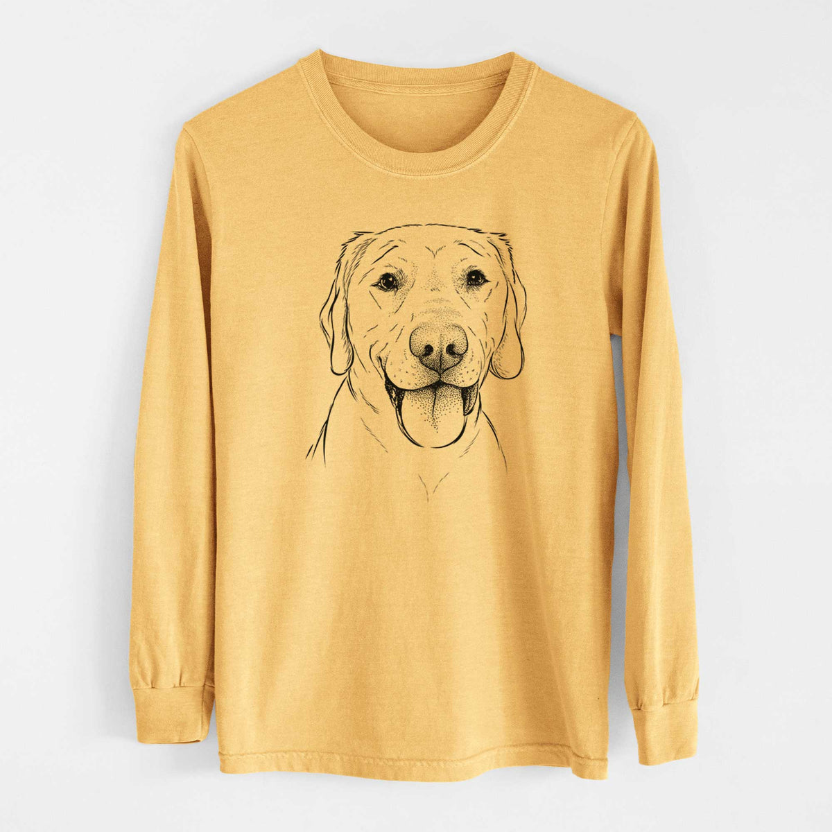 Bare Klay the Labrador Retriever - Heavyweight 100% Cotton Long Sleeve