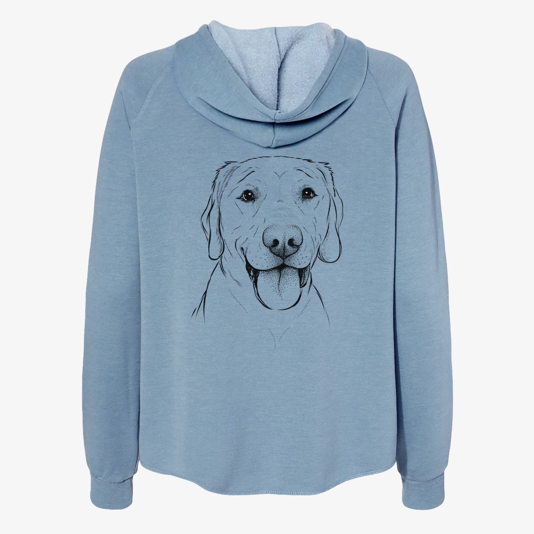 Klay the Labrador Retriever - Women's Cali Wave Zip-Up Sweatshirt