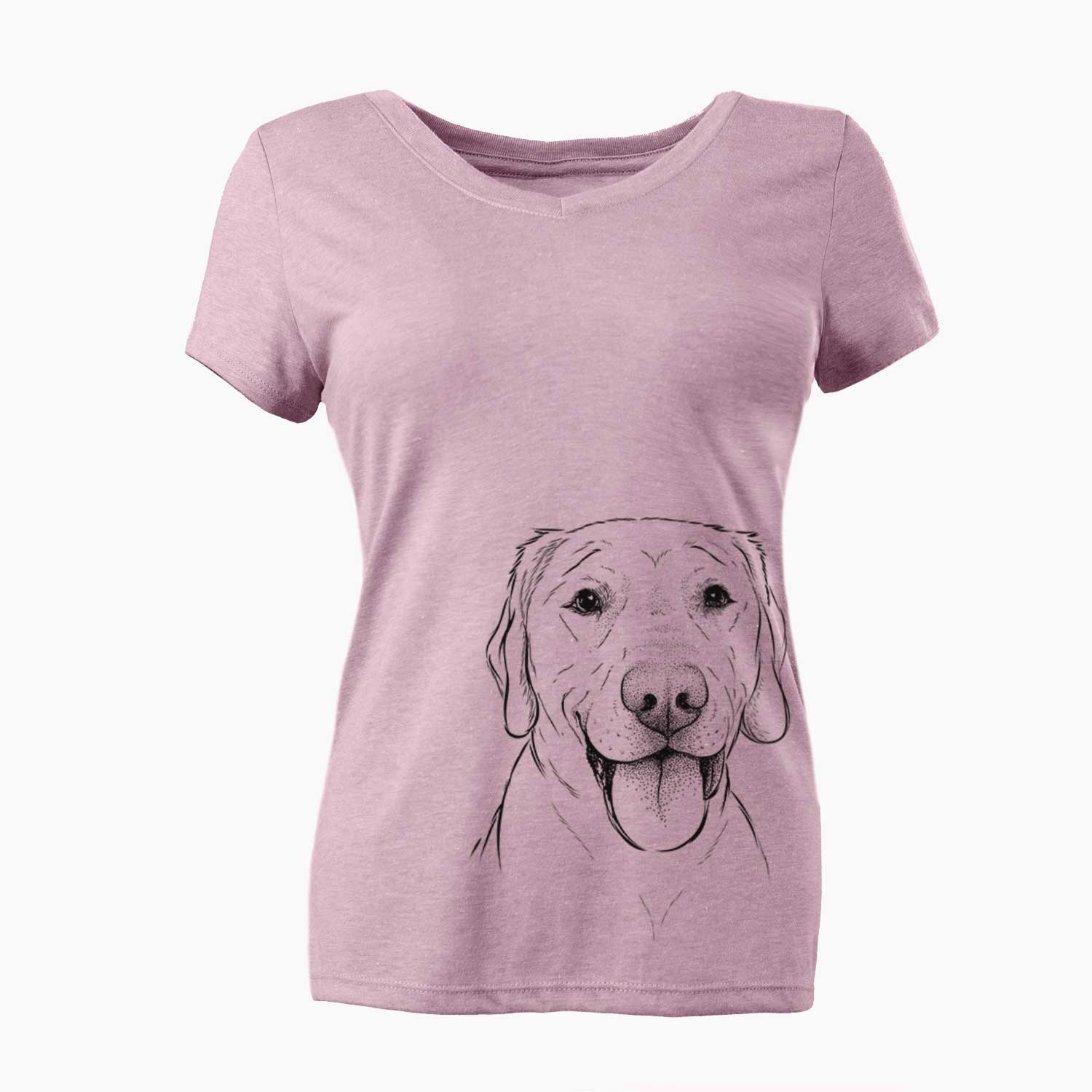 Bare Klay the Labrador Retriever - Women's V-neck Shirt