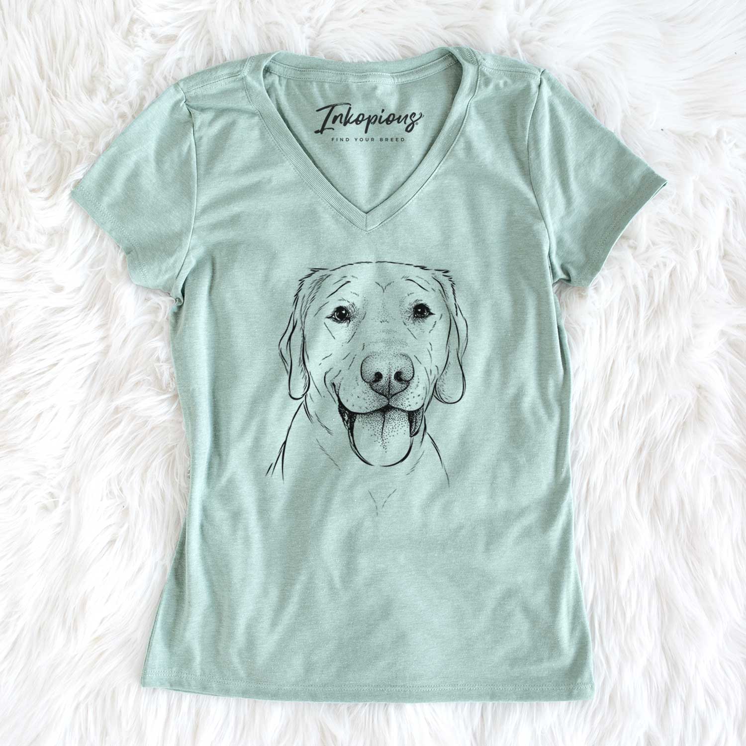 Bare Klay the Labrador Retriever - Women's V-neck Shirt