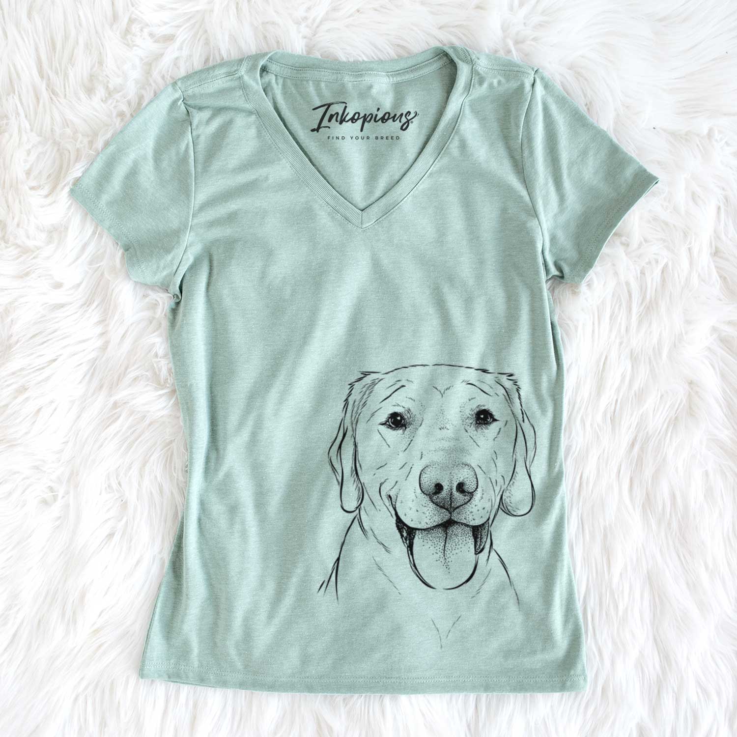 Bare Klay the Labrador Retriever - Women's V-neck Shirt