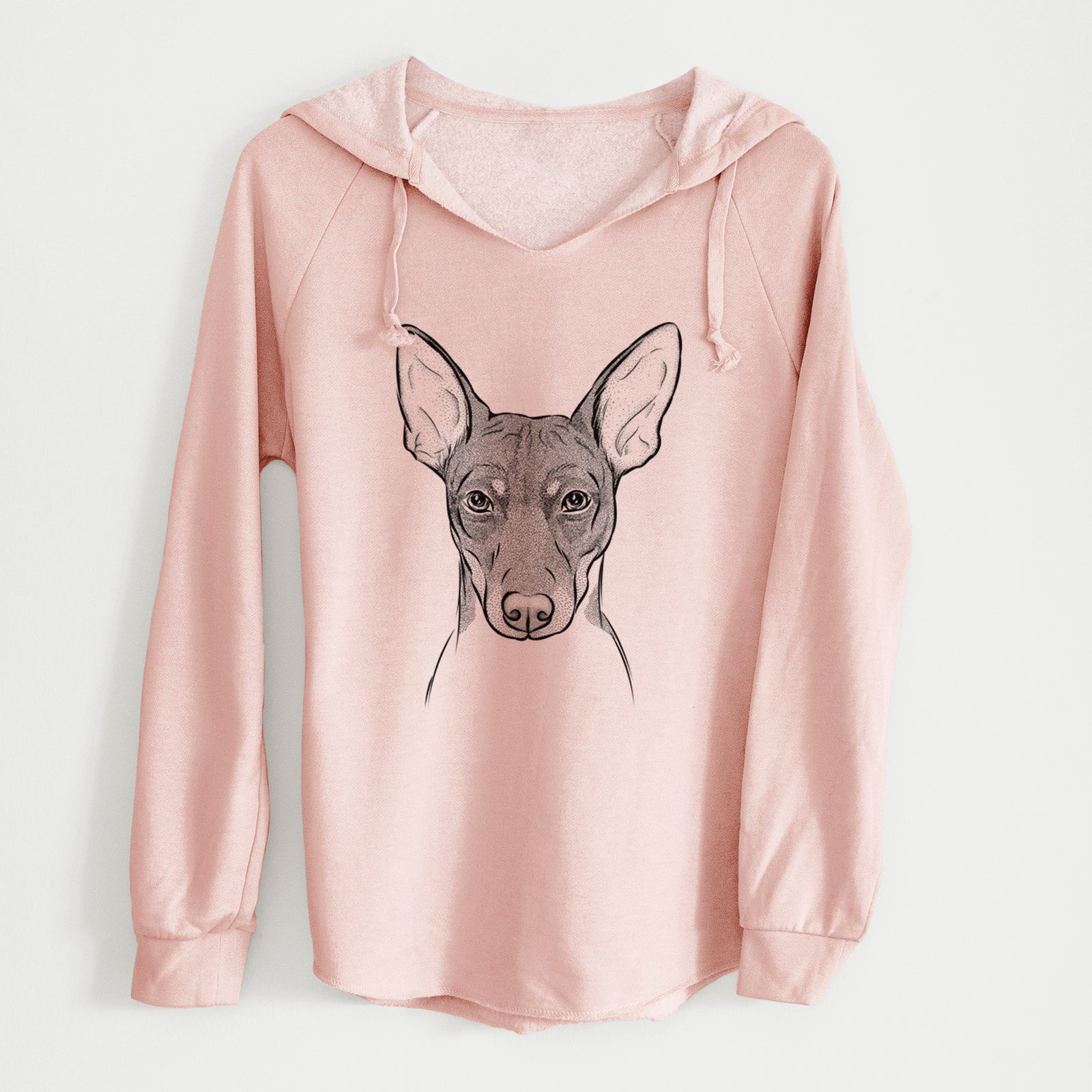 Bare Knox the Rat Terrier - Cali Wave Hooded Sweatshirt