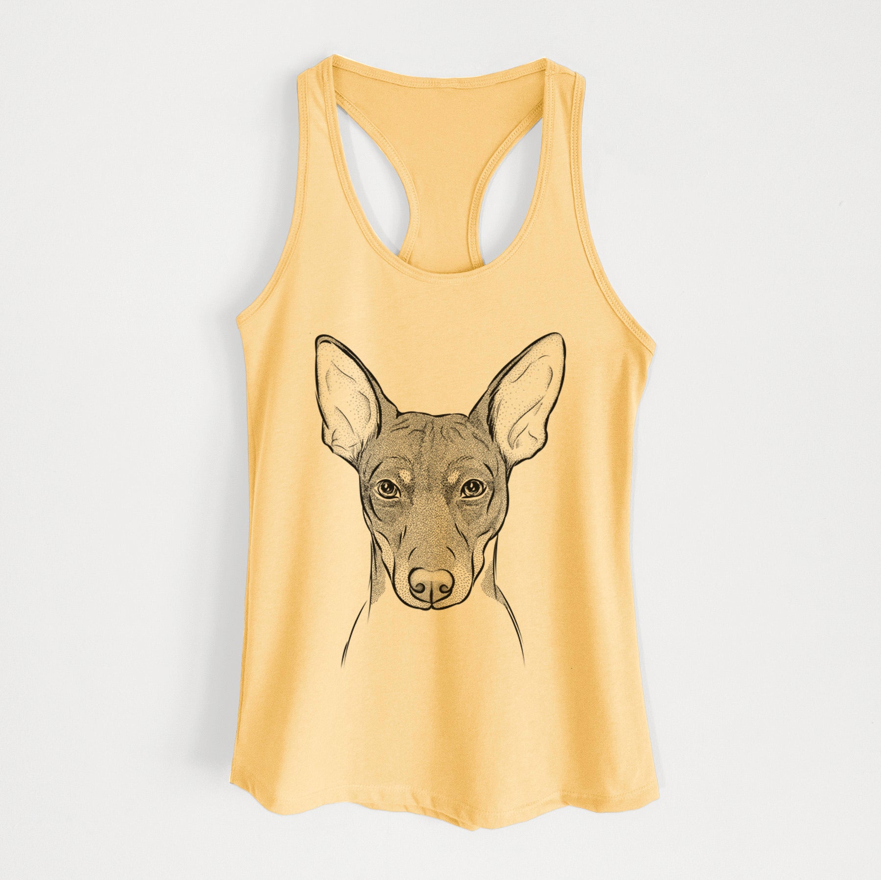 Knox the Rat Terrier - Women's Racerback Tanktop