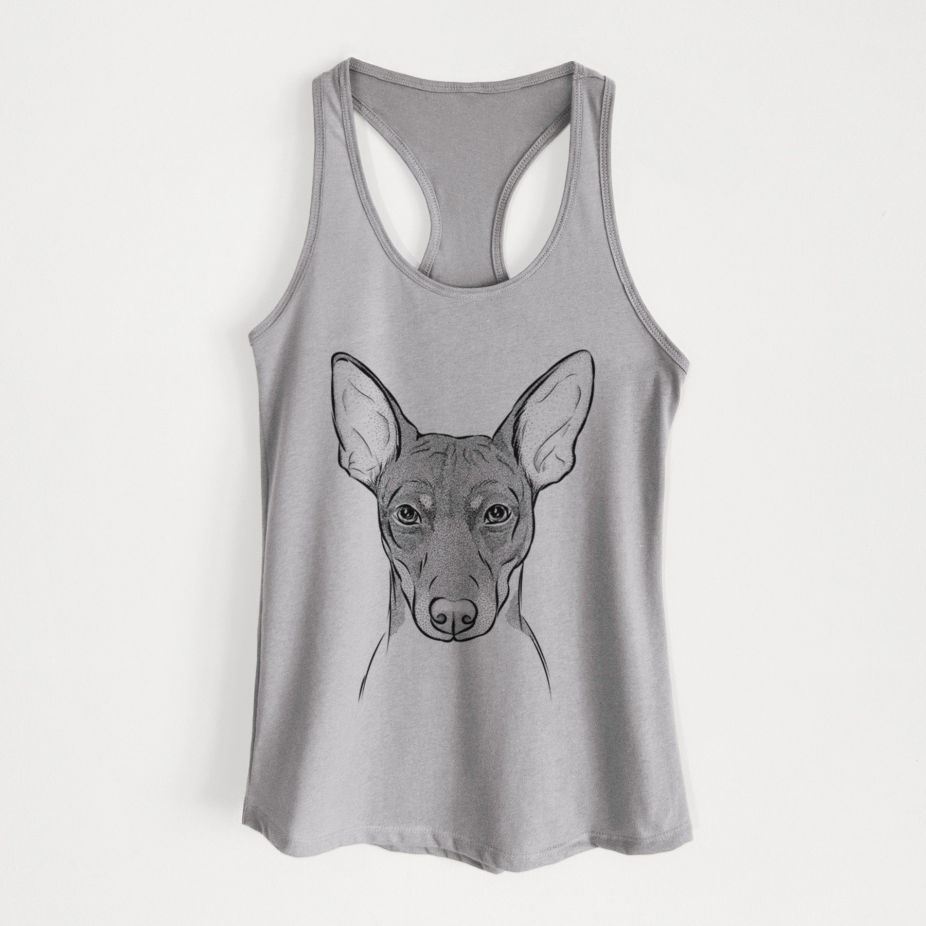 Knox the Rat Terrier - Women's Racerback Tanktop