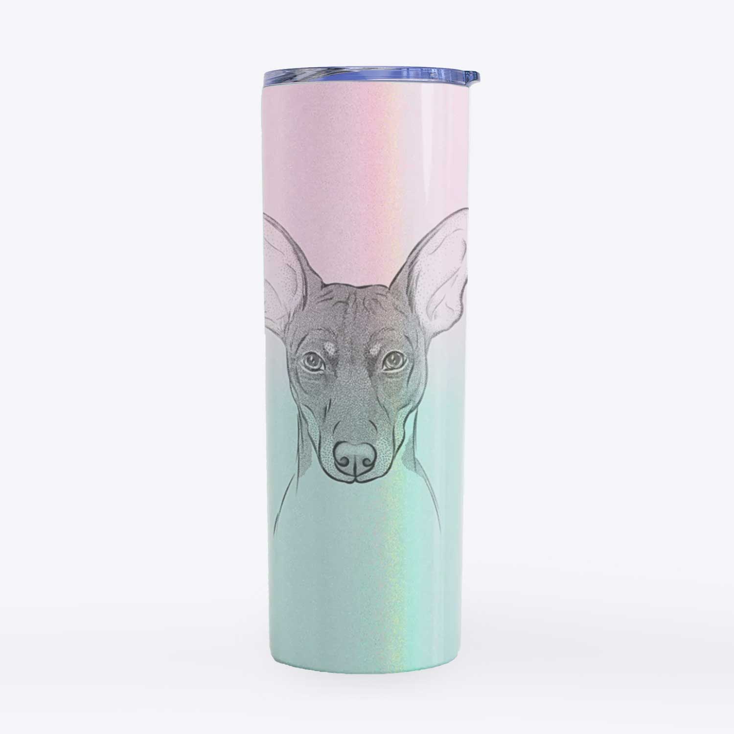 Knox the Rat Terrier - 20oz Skinny Tumbler