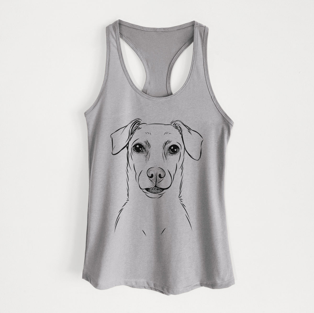 Koa the Jack Russell Terrier - Women&#39;s Racerback Tanktop