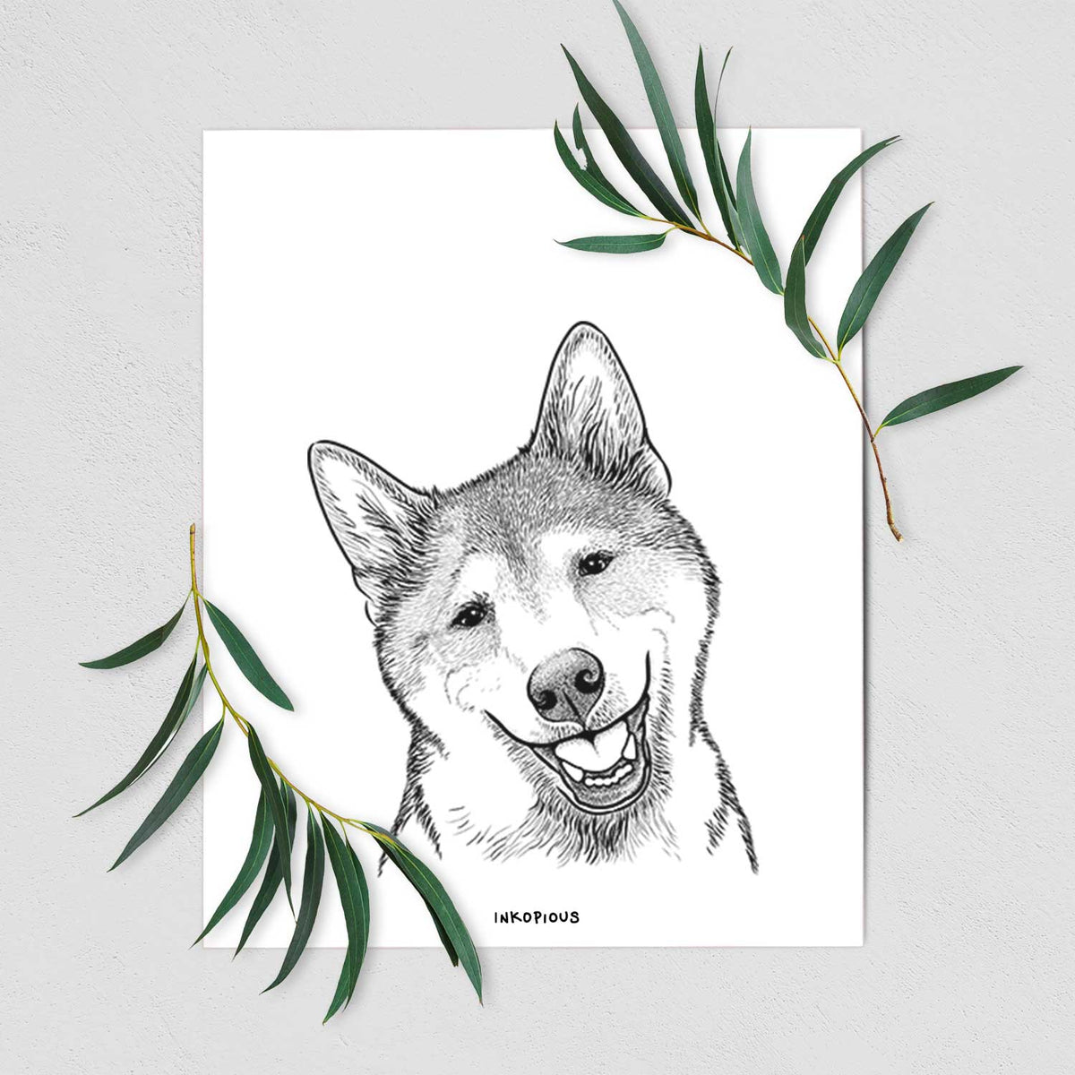 Koby the Shiba Inu Art Print