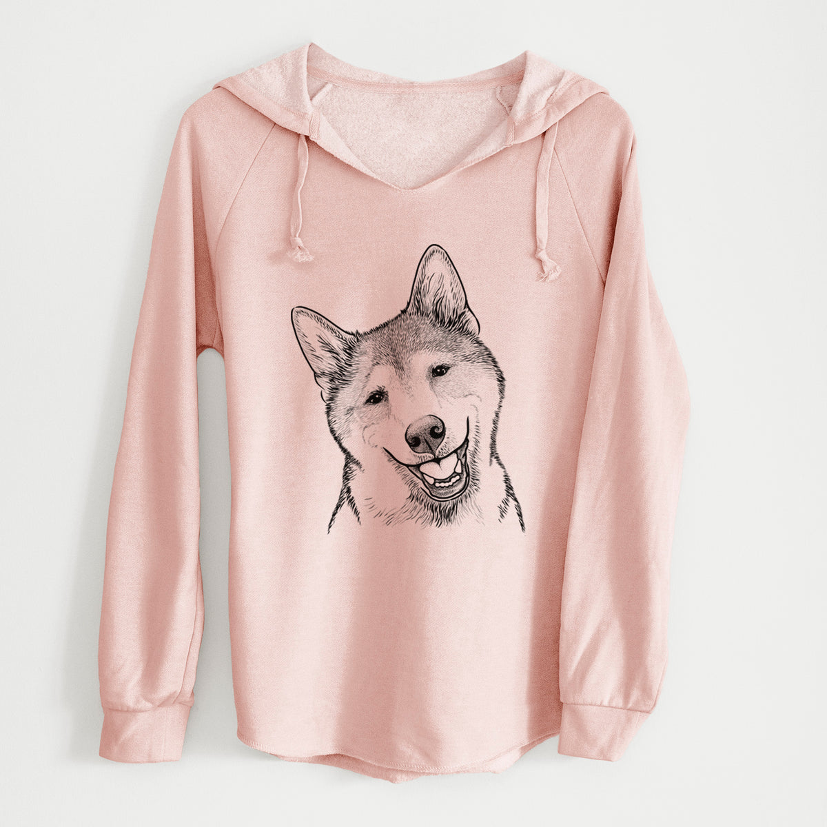 Bare Koby the Shiba Inu - Cali Wave Hooded Sweatshirt