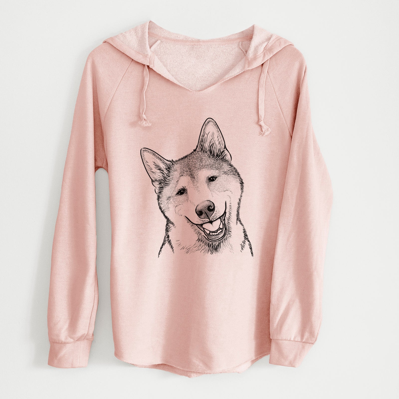 Bare Koby the Shiba Inu - Cali Wave Hooded Sweatshirt