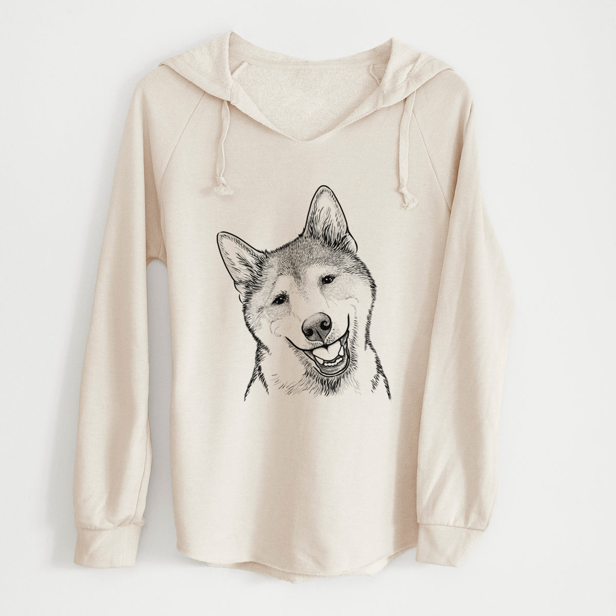 Bare Koby the Shiba Inu - Cali Wave Hooded Sweatshirt
