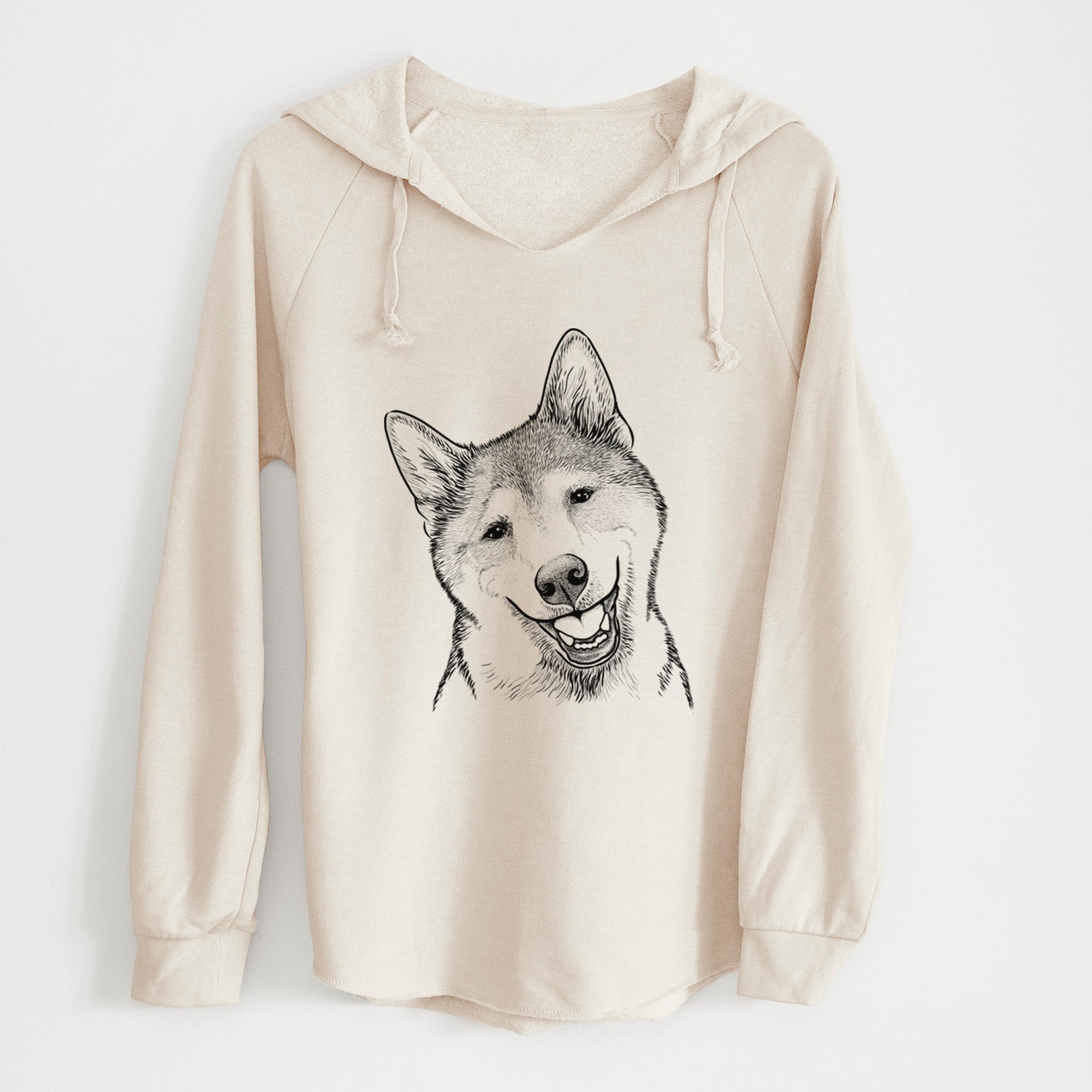 Bare Koby the Shiba Inu - Cali Wave Hooded Sweatshirt